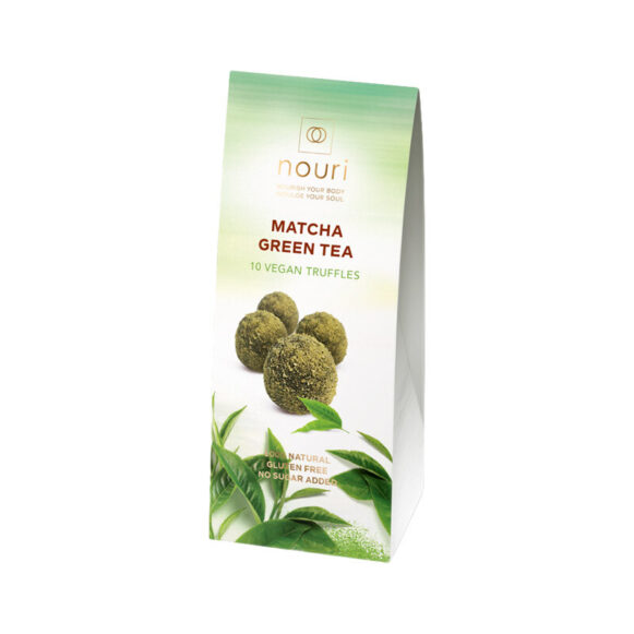 Trufe cu ceai verde Matcha - Niche Brands Shop - Nouri - Colectie premium de bomboane vegane, fara zahar si fara gluten.