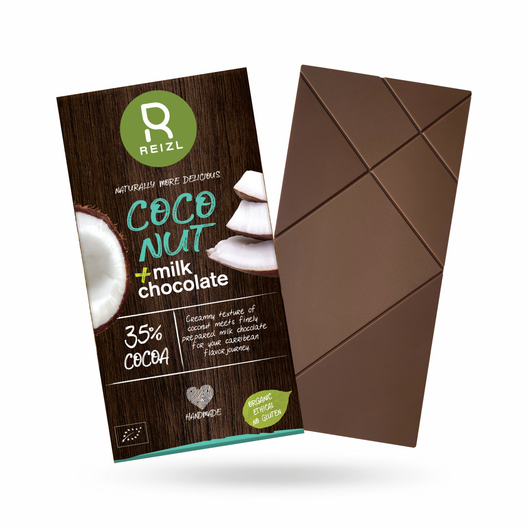 Ciocolata-BIO-cu-lapte-si-nuca-de-cocos-Reizl-70g